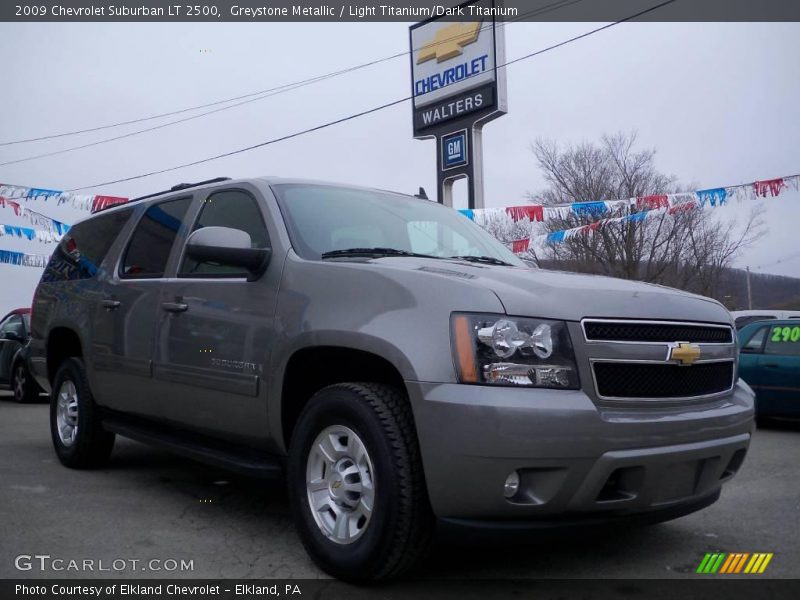 Greystone Metallic / Light Titanium/Dark Titanium 2009 Chevrolet Suburban LT 2500