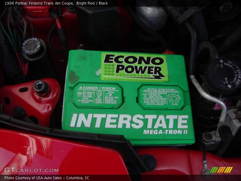 Bright Red / Black 1996 Pontiac Firebird Trans Am Coupe
