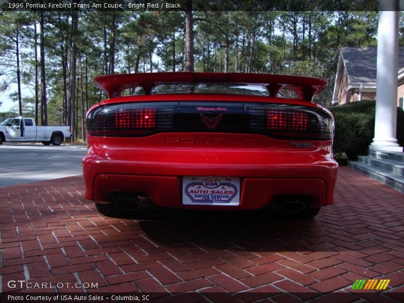 Bright Red / Black 1996 Pontiac Firebird Trans Am Coupe