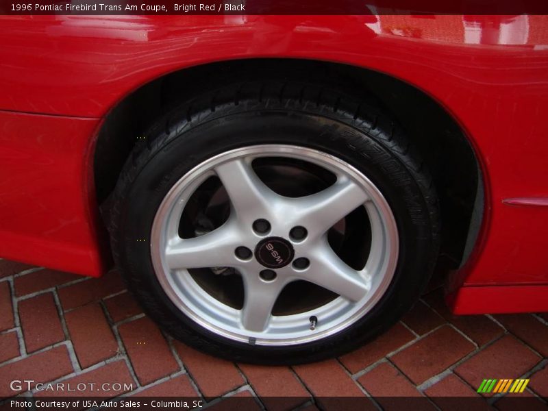 Bright Red / Black 1996 Pontiac Firebird Trans Am Coupe