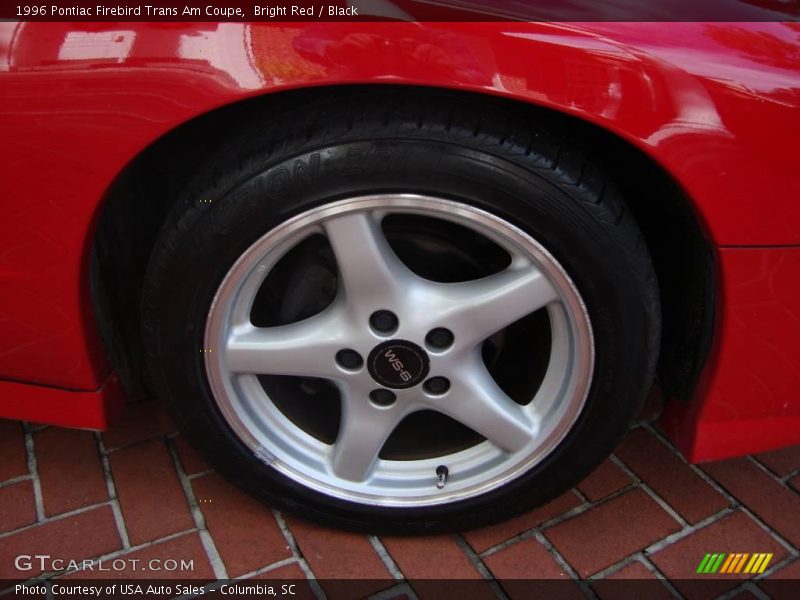 Bright Red / Black 1996 Pontiac Firebird Trans Am Coupe