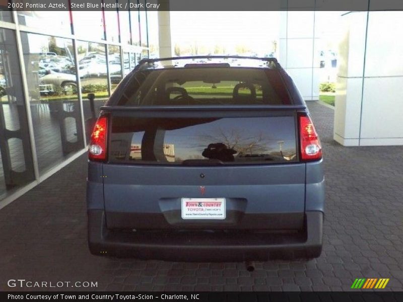 Steel Blue Metallic / Dark Gray 2002 Pontiac Aztek