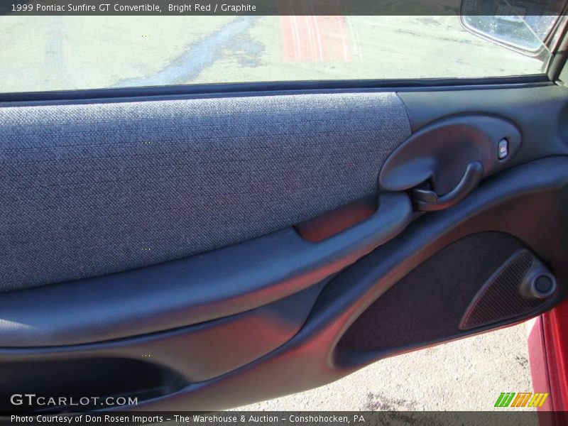 Bright Red / Graphite 1999 Pontiac Sunfire GT Convertible