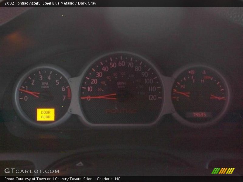 Steel Blue Metallic / Dark Gray 2002 Pontiac Aztek