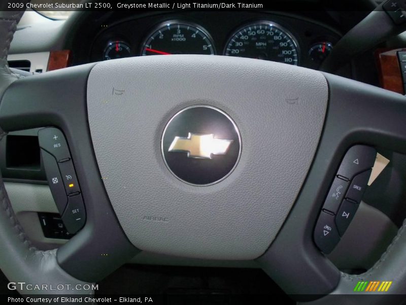 Greystone Metallic / Light Titanium/Dark Titanium 2009 Chevrolet Suburban LT 2500