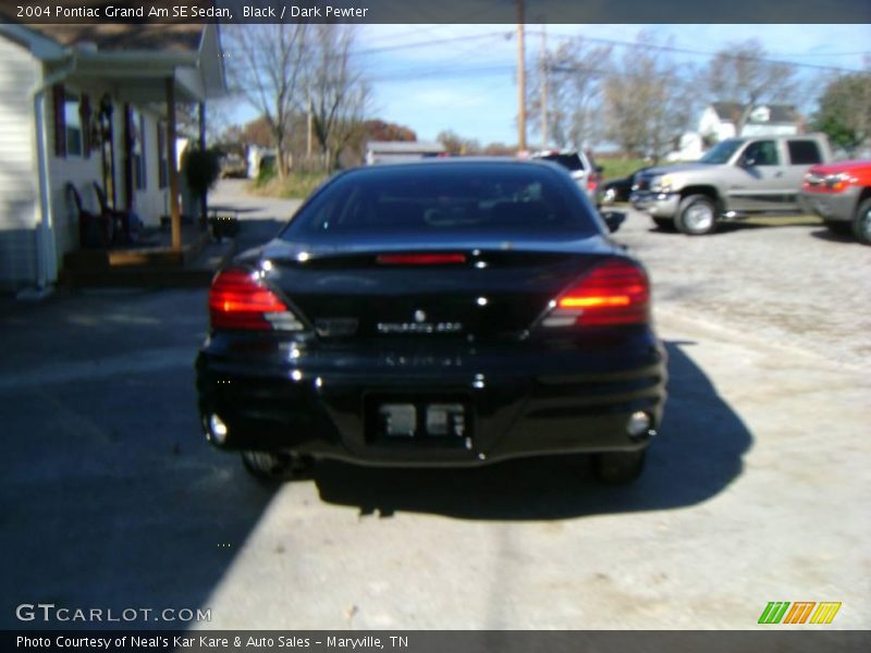 Black / Dark Pewter 2004 Pontiac Grand Am SE Sedan