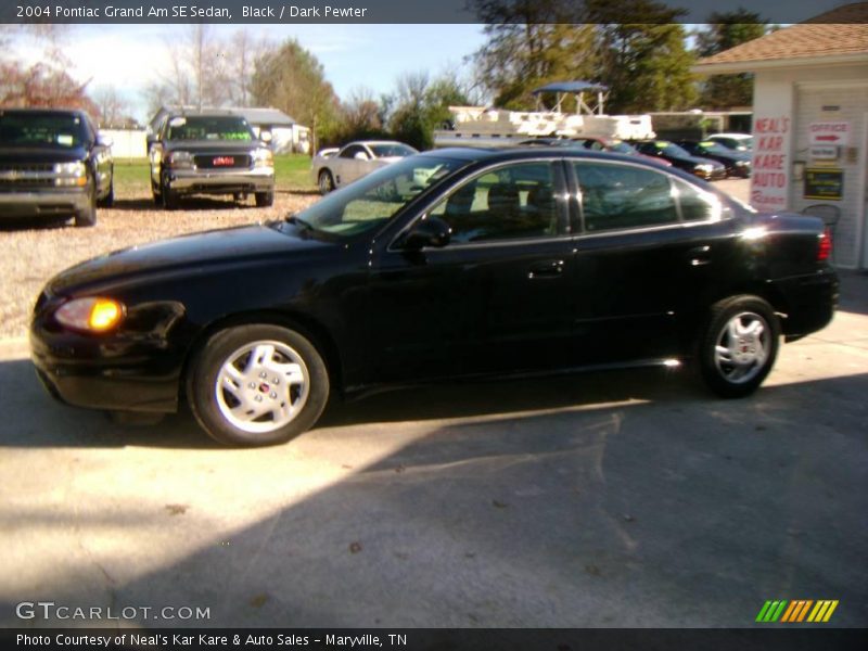 Black / Dark Pewter 2004 Pontiac Grand Am SE Sedan