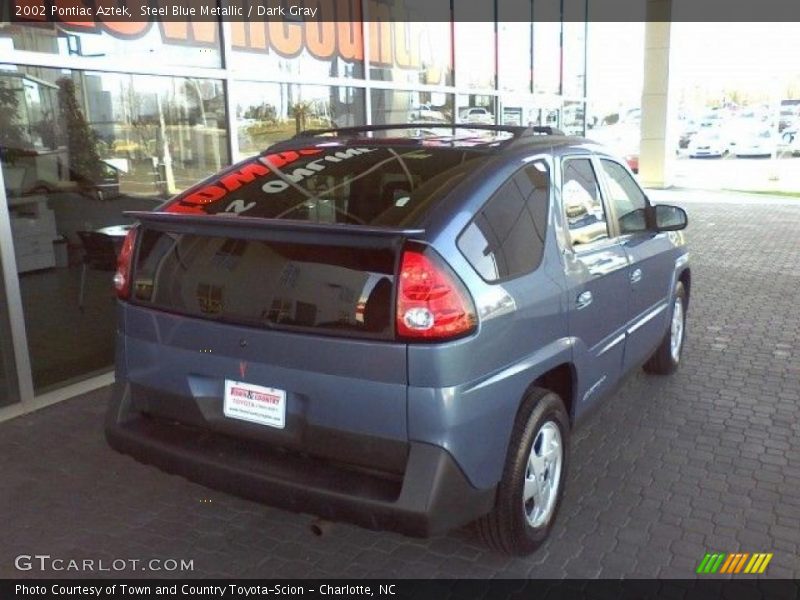 Steel Blue Metallic / Dark Gray 2002 Pontiac Aztek