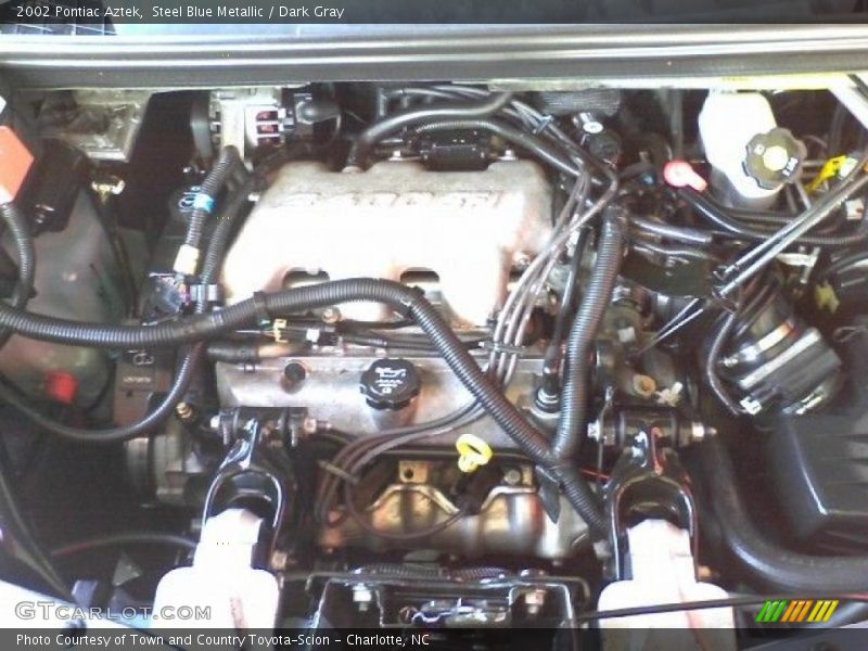 Steel Blue Metallic / Dark Gray 2002 Pontiac Aztek