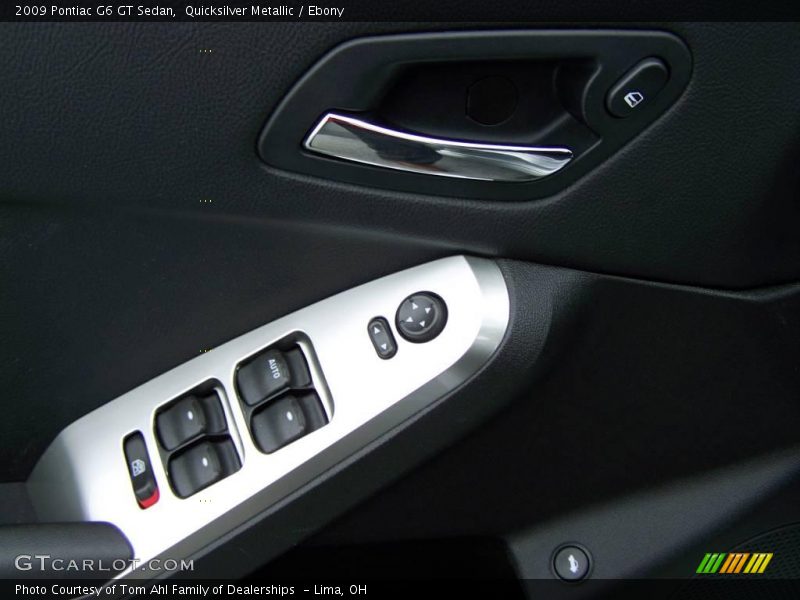 Quicksilver Metallic / Ebony 2009 Pontiac G6 GT Sedan