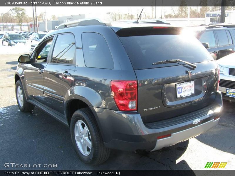 Carbon Black Metallic / Sand 2009 Pontiac Torrent AWD