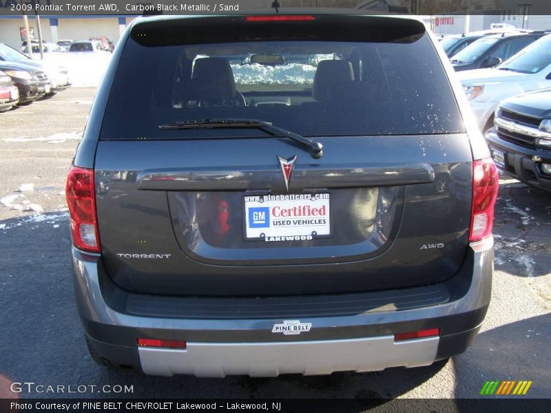 Carbon Black Metallic / Sand 2009 Pontiac Torrent AWD