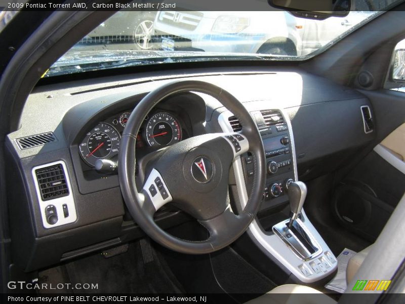 Carbon Black Metallic / Sand 2009 Pontiac Torrent AWD