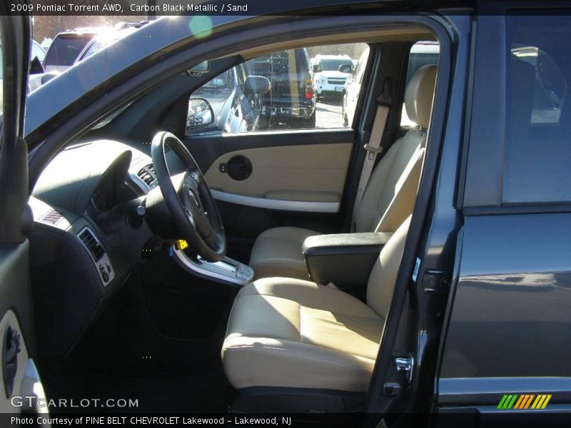 Carbon Black Metallic / Sand 2009 Pontiac Torrent AWD