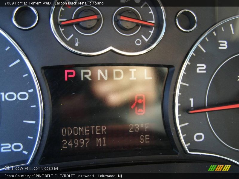 Carbon Black Metallic / Sand 2009 Pontiac Torrent AWD