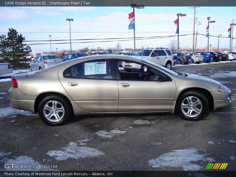Champagne Pearl / Tan 1998 Dodge Intrepid ES