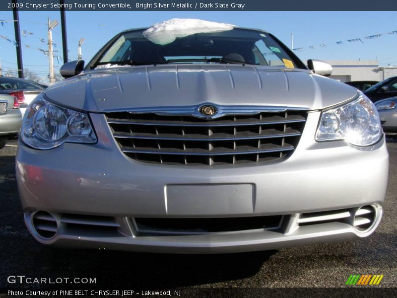 Bright Silver Metallic / Dark Slate Gray 2009 Chrysler Sebring Touring Convertible
