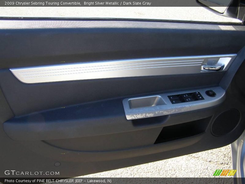 Bright Silver Metallic / Dark Slate Gray 2009 Chrysler Sebring Touring Convertible