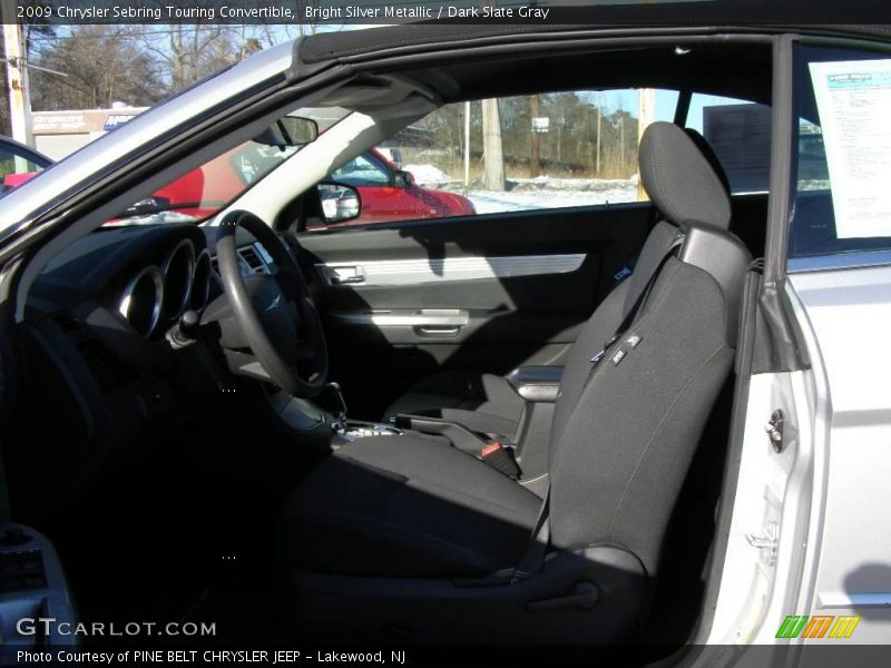 Bright Silver Metallic / Dark Slate Gray 2009 Chrysler Sebring Touring Convertible