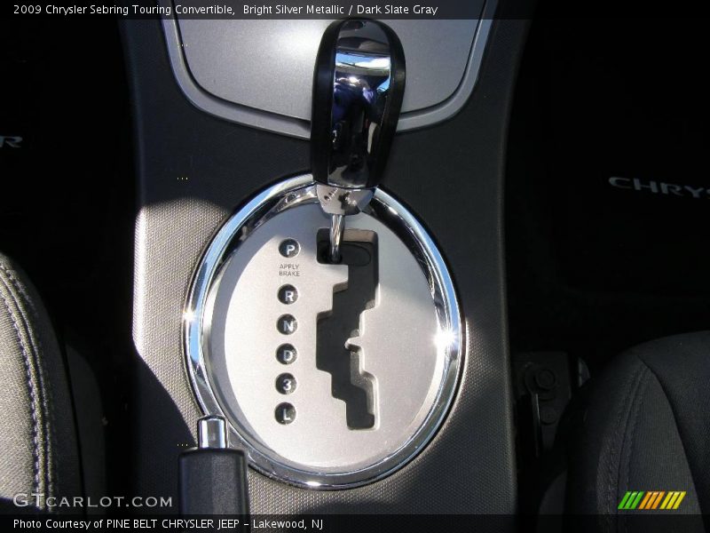 Bright Silver Metallic / Dark Slate Gray 2009 Chrysler Sebring Touring Convertible