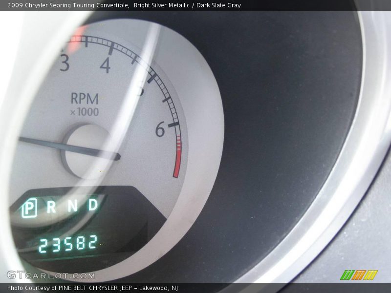 Bright Silver Metallic / Dark Slate Gray 2009 Chrysler Sebring Touring Convertible