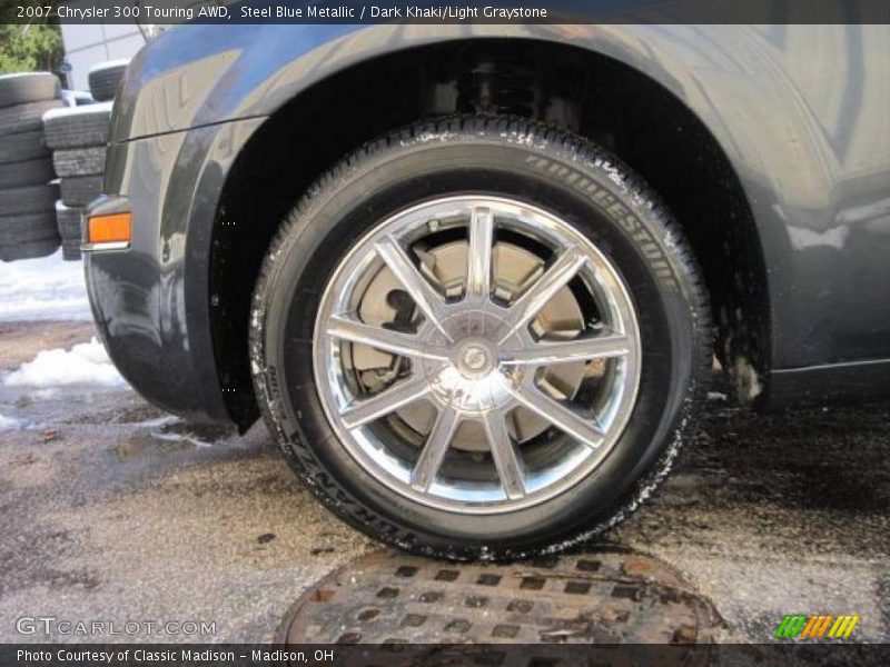 Steel Blue Metallic / Dark Khaki/Light Graystone 2007 Chrysler 300 Touring AWD