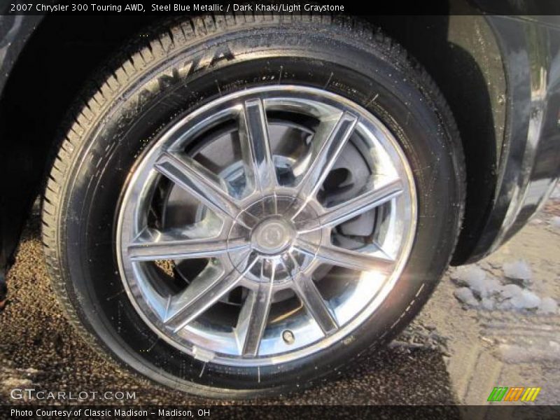 Steel Blue Metallic / Dark Khaki/Light Graystone 2007 Chrysler 300 Touring AWD