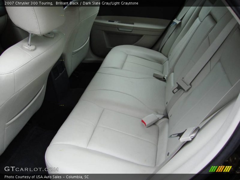 Brilliant Black / Dark Slate Gray/Light Graystone 2007 Chrysler 300 Touring