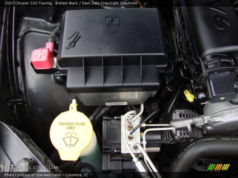 Brilliant Black / Dark Slate Gray/Light Graystone 2007 Chrysler 300 Touring