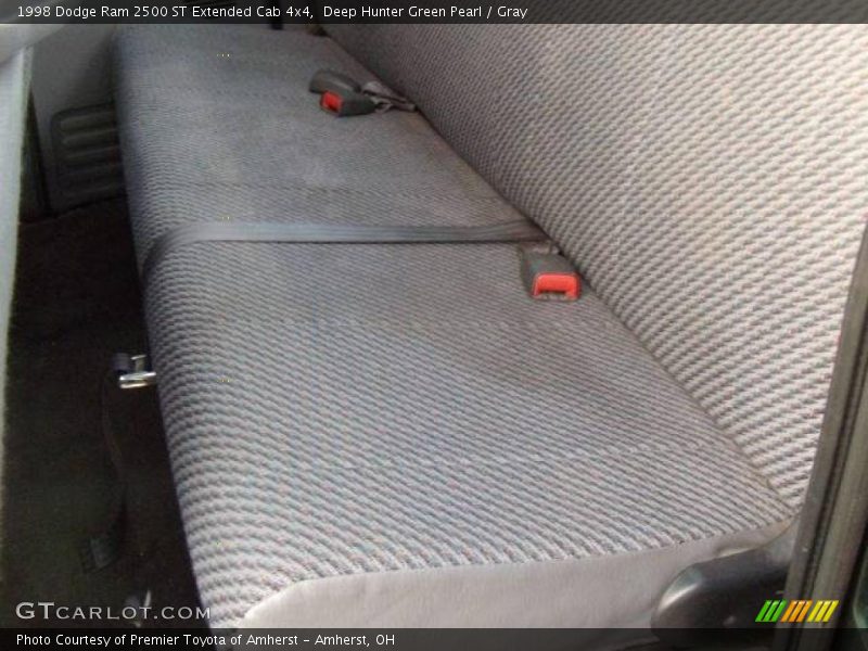 Deep Hunter Green Pearl / Gray 1998 Dodge Ram 2500 ST Extended Cab 4x4