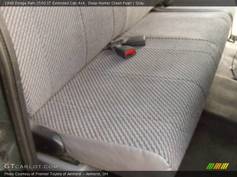 Deep Hunter Green Pearl / Gray 1998 Dodge Ram 2500 ST Extended Cab 4x4