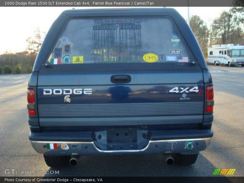 Patriot Blue Pearlcoat / Camel/Tan 2000 Dodge Ram 1500 SLT Extended Cab 4x4
