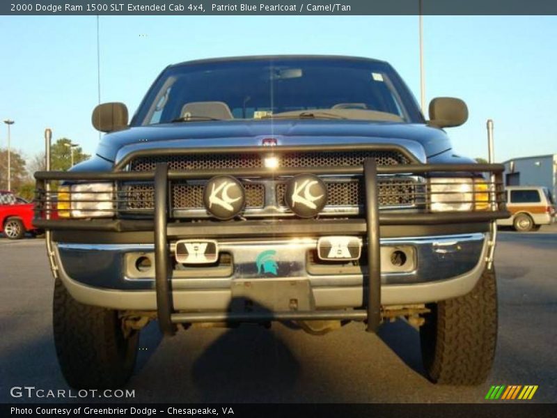 Patriot Blue Pearlcoat / Camel/Tan 2000 Dodge Ram 1500 SLT Extended Cab 4x4