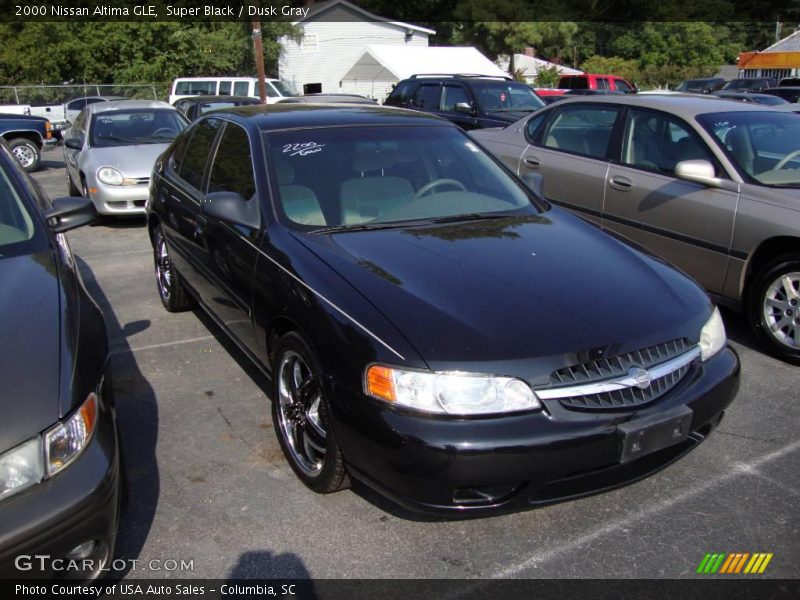 Super Black / Dusk Gray 2000 Nissan Altima GLE