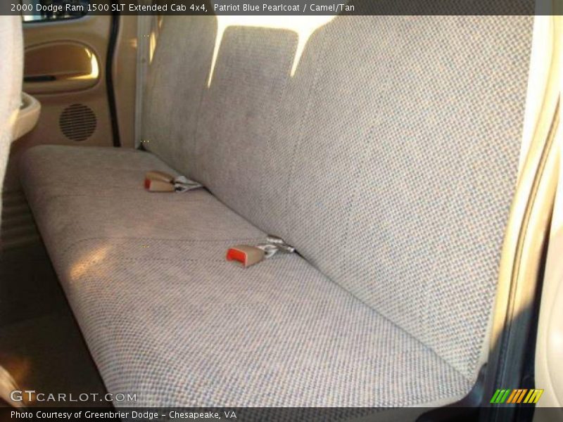 Patriot Blue Pearlcoat / Camel/Tan 2000 Dodge Ram 1500 SLT Extended Cab 4x4