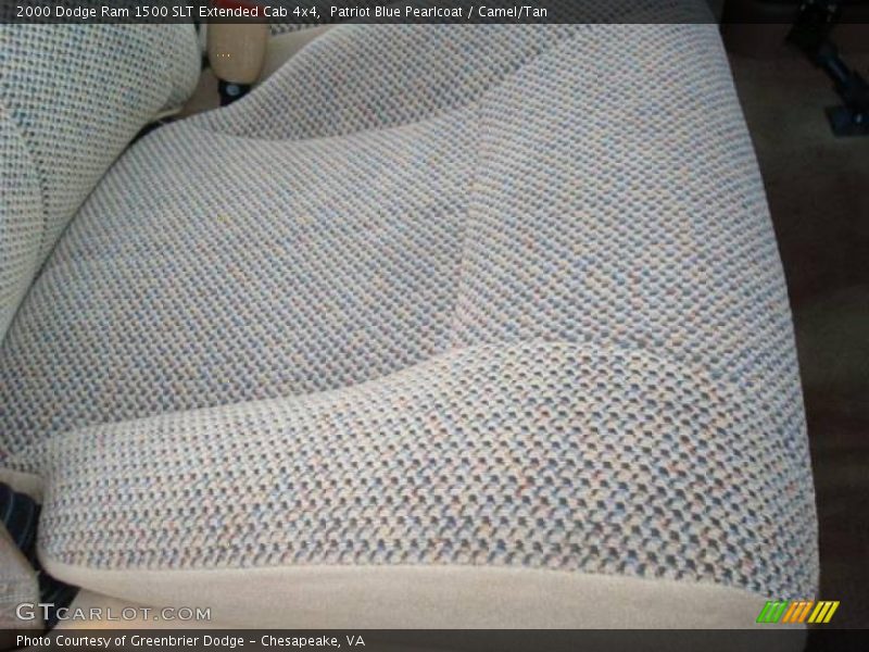 Patriot Blue Pearlcoat / Camel/Tan 2000 Dodge Ram 1500 SLT Extended Cab 4x4