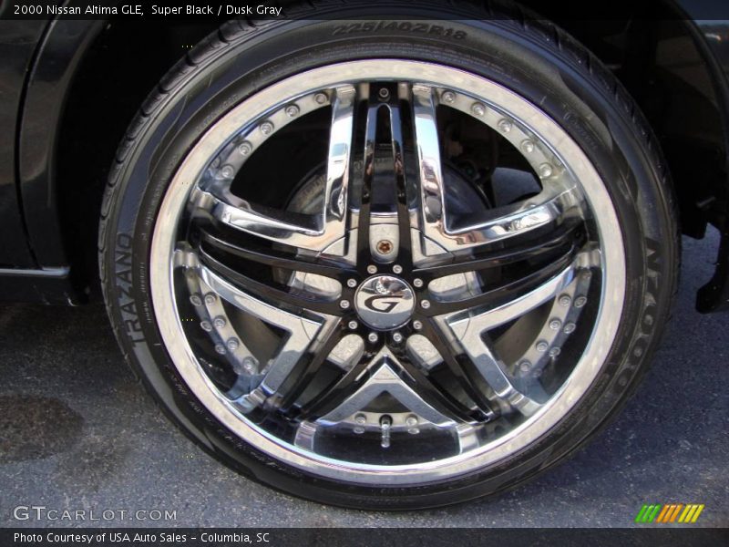 Super Black / Dusk Gray 2000 Nissan Altima GLE