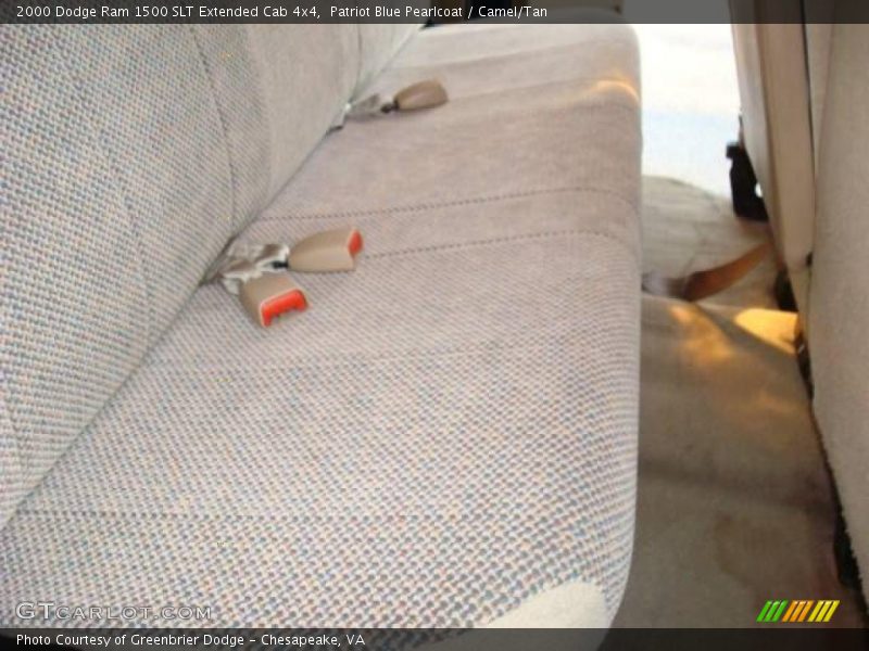 Patriot Blue Pearlcoat / Camel/Tan 2000 Dodge Ram 1500 SLT Extended Cab 4x4