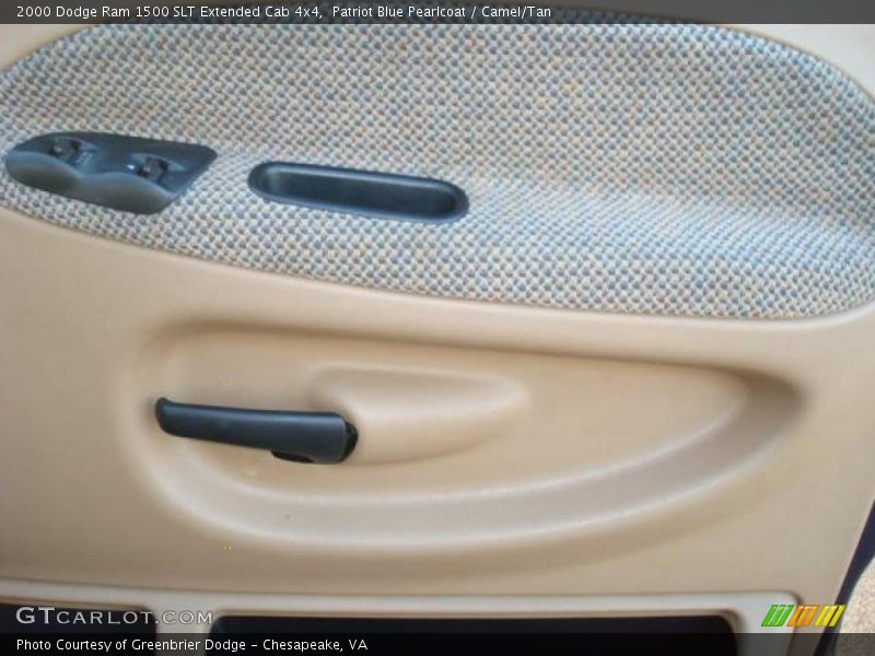 Patriot Blue Pearlcoat / Camel/Tan 2000 Dodge Ram 1500 SLT Extended Cab 4x4