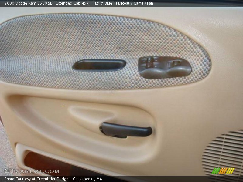 Patriot Blue Pearlcoat / Camel/Tan 2000 Dodge Ram 1500 SLT Extended Cab 4x4