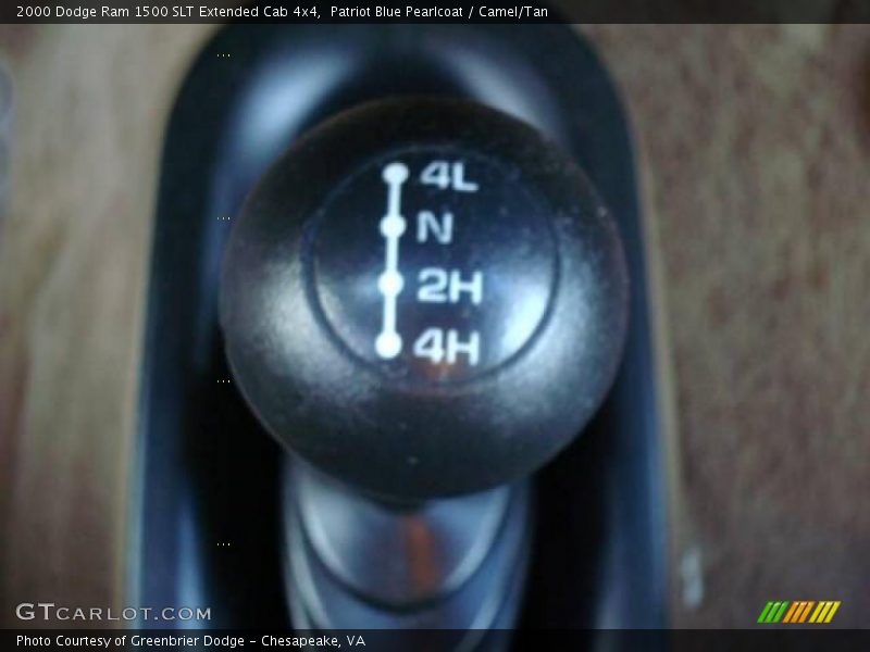 Patriot Blue Pearlcoat / Camel/Tan 2000 Dodge Ram 1500 SLT Extended Cab 4x4