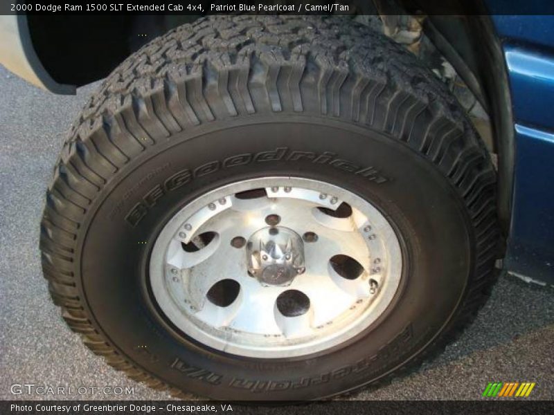 Patriot Blue Pearlcoat / Camel/Tan 2000 Dodge Ram 1500 SLT Extended Cab 4x4
