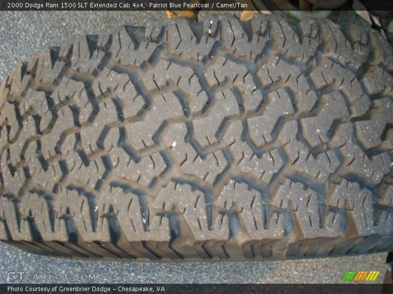 Patriot Blue Pearlcoat / Camel/Tan 2000 Dodge Ram 1500 SLT Extended Cab 4x4