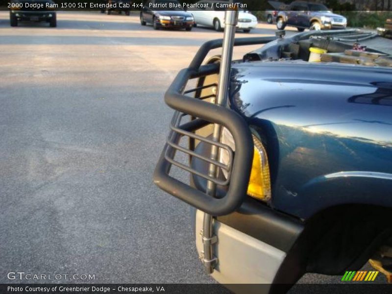 Patriot Blue Pearlcoat / Camel/Tan 2000 Dodge Ram 1500 SLT Extended Cab 4x4