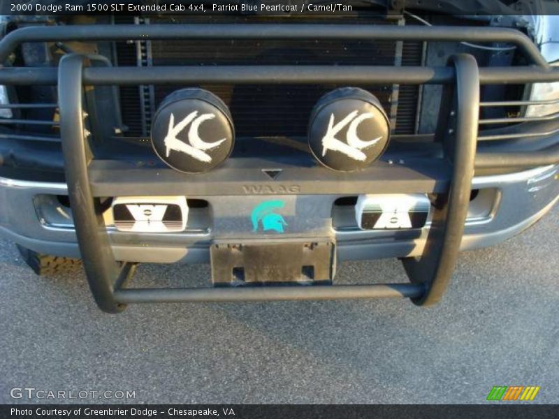Patriot Blue Pearlcoat / Camel/Tan 2000 Dodge Ram 1500 SLT Extended Cab 4x4