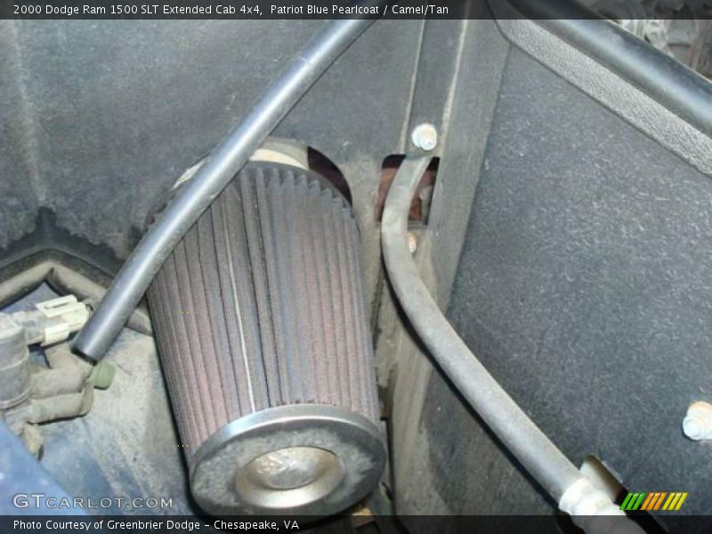 Patriot Blue Pearlcoat / Camel/Tan 2000 Dodge Ram 1500 SLT Extended Cab 4x4