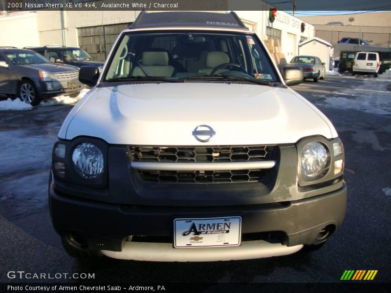 Avalanche White / Charcoal 2003 Nissan Xterra XE V6 4x4