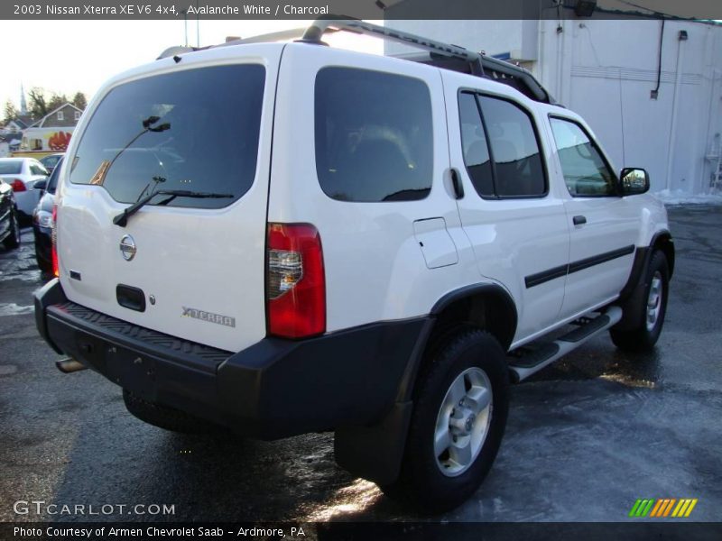 Avalanche White / Charcoal 2003 Nissan Xterra XE V6 4x4