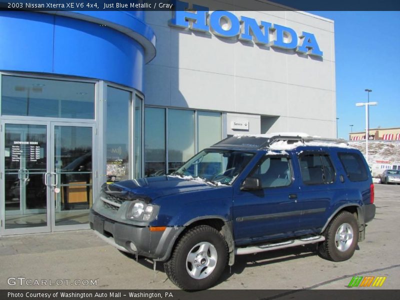 Just Blue Metallic / Gray 2003 Nissan Xterra XE V6 4x4