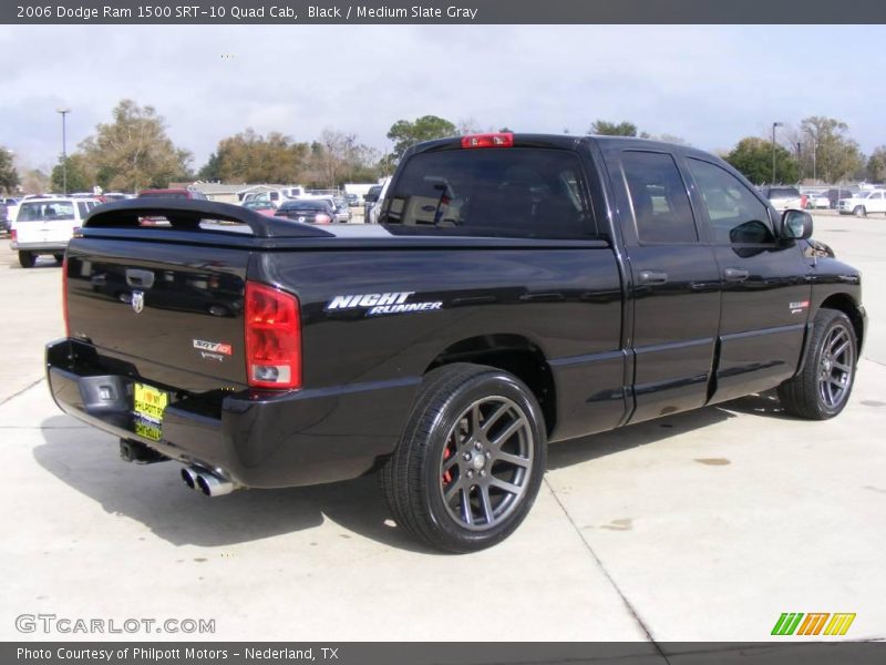 Black / Medium Slate Gray 2006 Dodge Ram 1500 SRT-10 Quad Cab